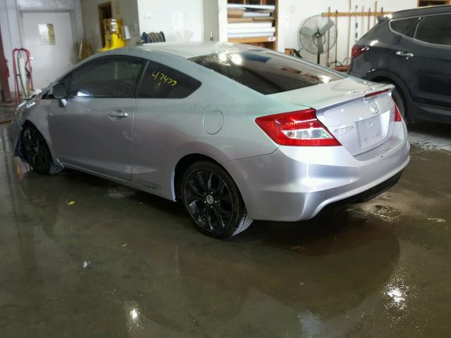 2HGFG4A50CH707852 - 2012 HONDA CIVIC SI SILVER photo 3