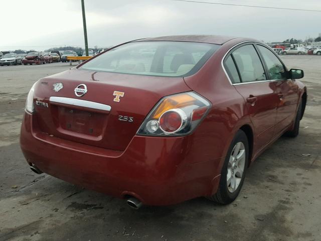 1N4AL21E48C220579 - 2008 NISSAN ALTIMA 2.5 MAROON photo 4