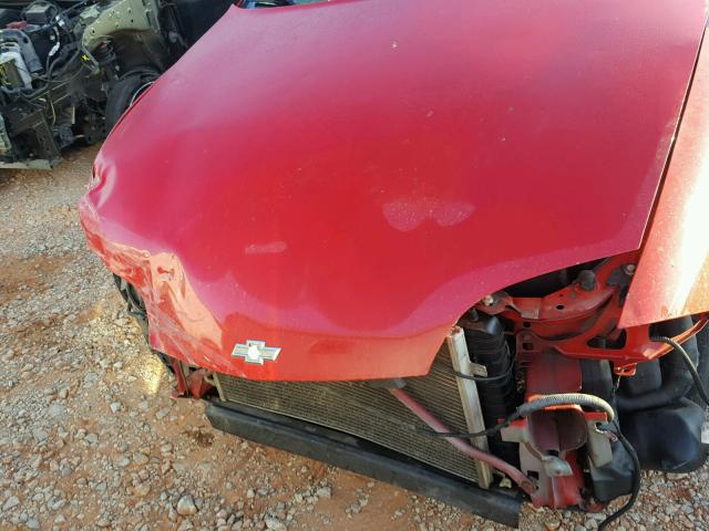 1G1JC124817247821 - 2001 CHEVROLET CAVALIER RED photo 5