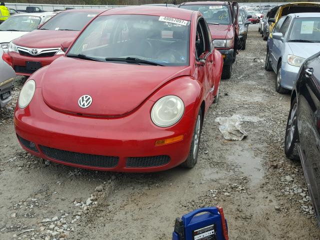 3VWPW31C68M522290 - 2008 VOLKSWAGEN NEW BEETLE RED photo 2