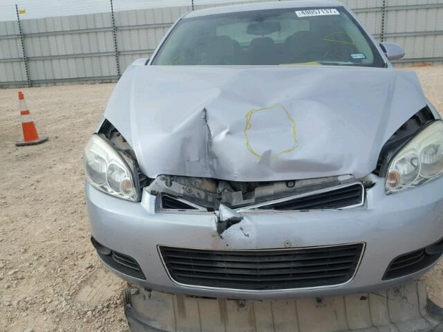 2G1WC581469316830 - 2006 CHEVROLET IMPALA LT GRAY photo 9