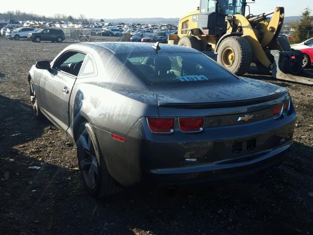 2G1FJ1EJ5B9115371 - 2011 CHEVROLET CAMARO SS GRAY photo 3