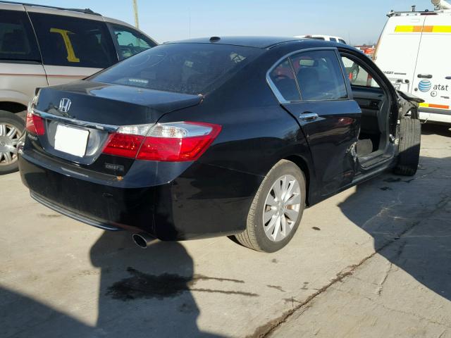 1HGCR2F84DA260172 - 2013 HONDA ACCORD EXL BLACK photo 4