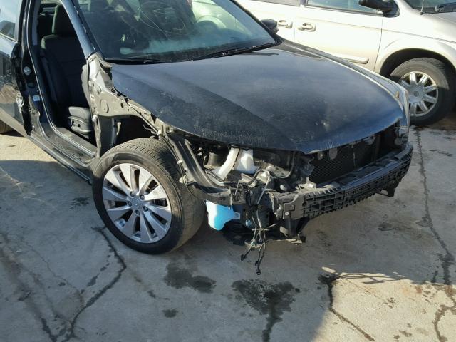 1HGCR2F84DA260172 - 2013 HONDA ACCORD EXL BLACK photo 9