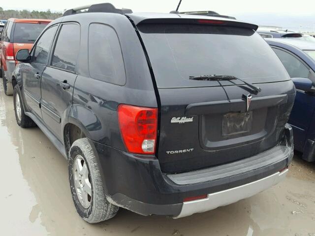 2CKDL63FX76015224 - 2007 PONTIAC TORRENT BLACK photo 3