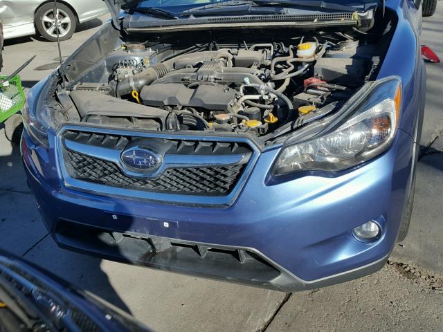 JF2GPACC4EG209828 - 2014 SUBARU XV CROSSTR BLUE photo 7