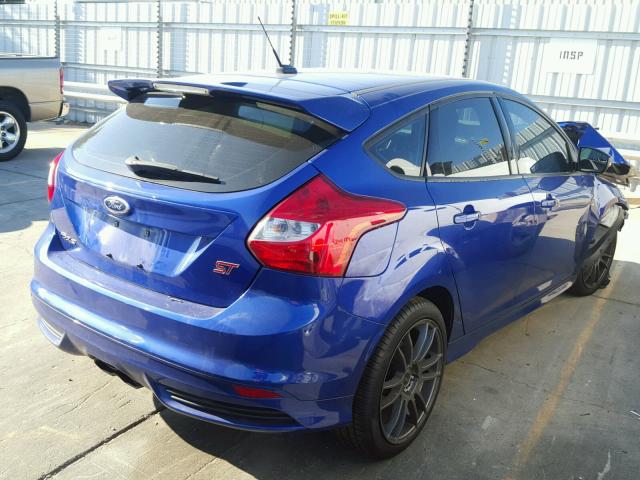 1FADP3L93DL353450 - 2013 FORD FOCUS ST BLUE photo 4