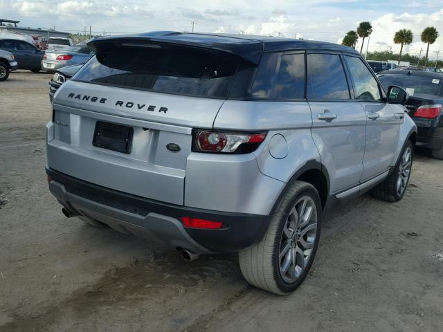 SALVV2BG4EH895278 - 2014 LAND ROVER RANGE ROVE SILVER photo 4