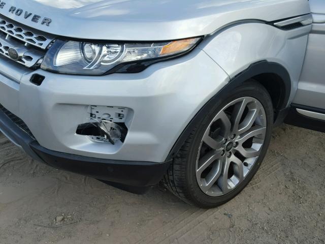 SALVV2BG4EH895278 - 2014 LAND ROVER RANGE ROVE SILVER photo 9