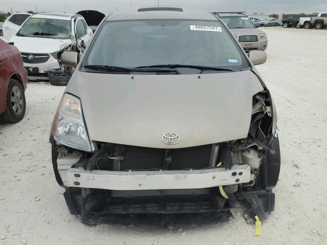 JTDKB20U093491389 - 2009 TOYOTA PRIUS GOLD photo 9