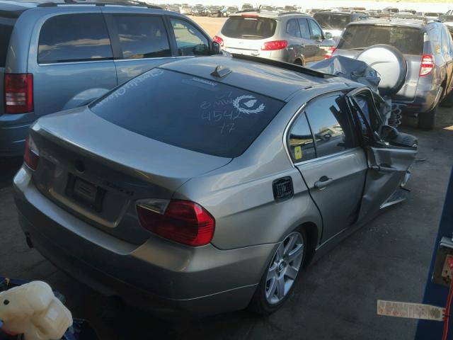 WBAVD53537A006729 - 2007 BMW 335 XI GOLD photo 4