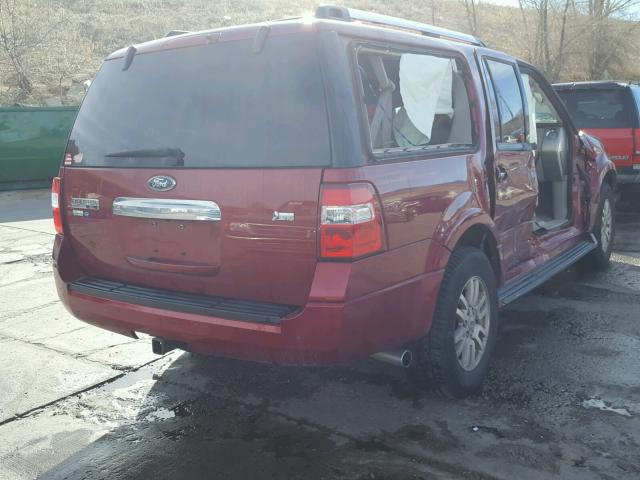 1FMJK2A55DEF54806 - 2013 FORD EXPEDITION RED photo 4