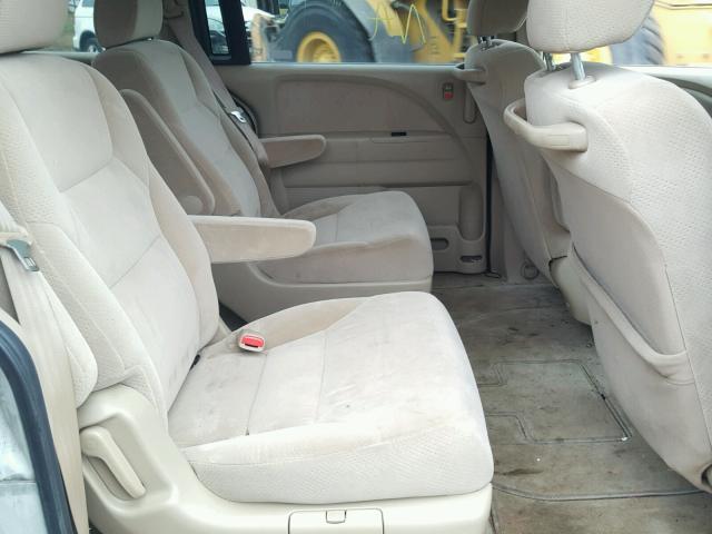 5FNRL38247B135841 - 2007 HONDA ODYSSEY LX WHITE photo 6