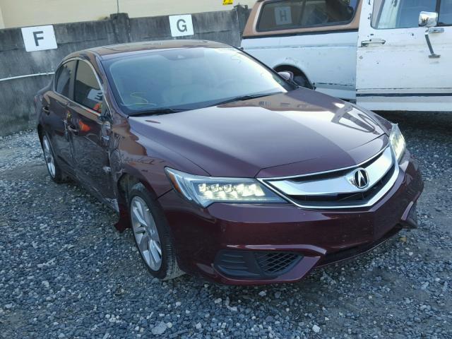 19UDE2F34GA002016 - 2016 ACURA ILX BASE BURGUNDY photo 1