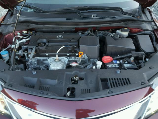 19UDE2F34GA002016 - 2016 ACURA ILX BASE BURGUNDY photo 7