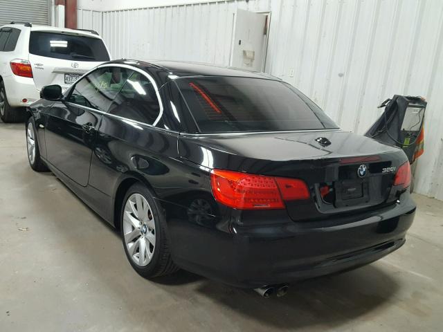 WBADW3C52CE823087 - 2012 BMW 328 I BLACK photo 3