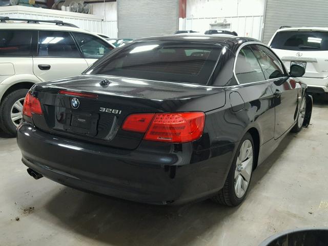 WBADW3C52CE823087 - 2012 BMW 328 I BLACK photo 4