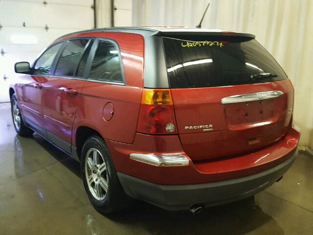2A8GF68X37R299672 - 2007 CHRYSLER PACIFICA T RED photo 3