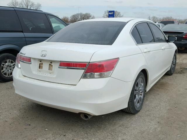 1HGCP2F49CA088738 - 2012 HONDA ACCORD LXP WHITE photo 4