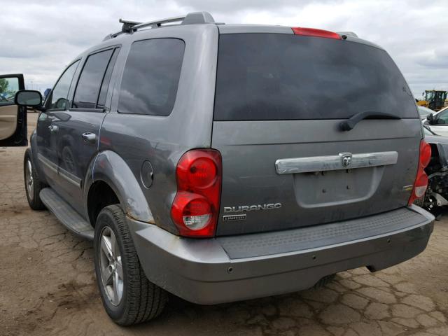 1D8HB58NX8F137306 - 2008 DODGE DURANGO LI SILVER photo 3