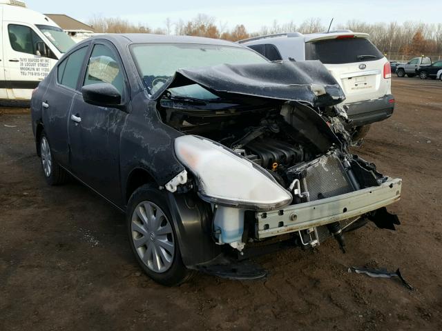 3N1CN7AP0GL828679 - 2016 NISSAN VERSA S BLACK photo 1