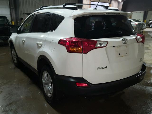 JTMBFREV2D5014510 - 2013 TOYOTA RAV4 LE WHITE photo 3