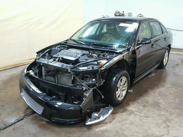 2G1WF5E36D1227852 - 2013 CHEVROLET IMPALA LS BLACK photo 2