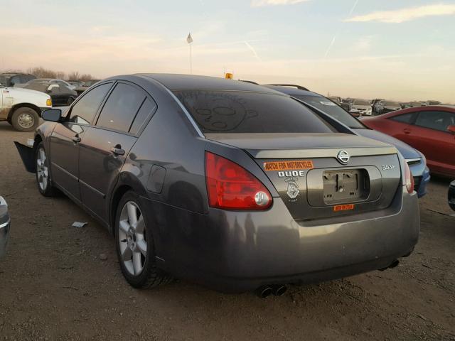 1N4BA41E66C812455 - 2006 NISSAN MAXIMA SE GRAY photo 3