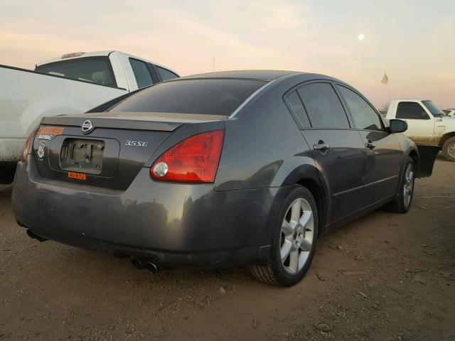 1N4BA41E66C812455 - 2006 NISSAN MAXIMA SE GRAY photo 4