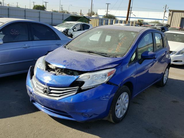 3N1CE2CP6FL424719 - 2015 NISSAN VERSA NOTE BLUE photo 2