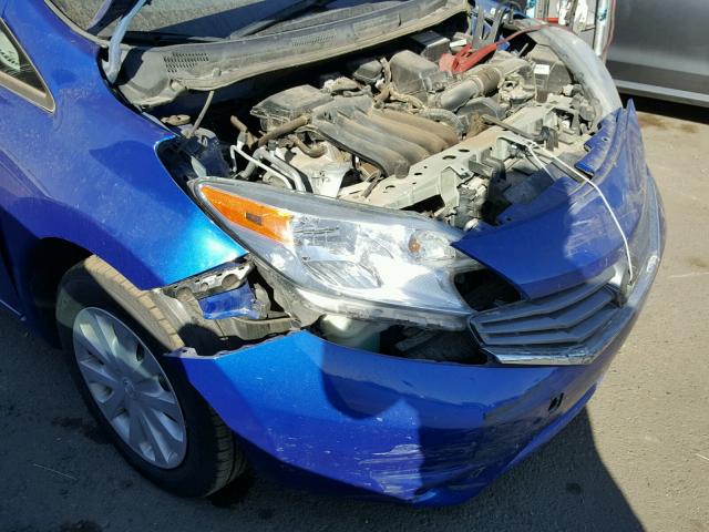 3N1CE2CP6FL424719 - 2015 NISSAN VERSA NOTE BLUE photo 9