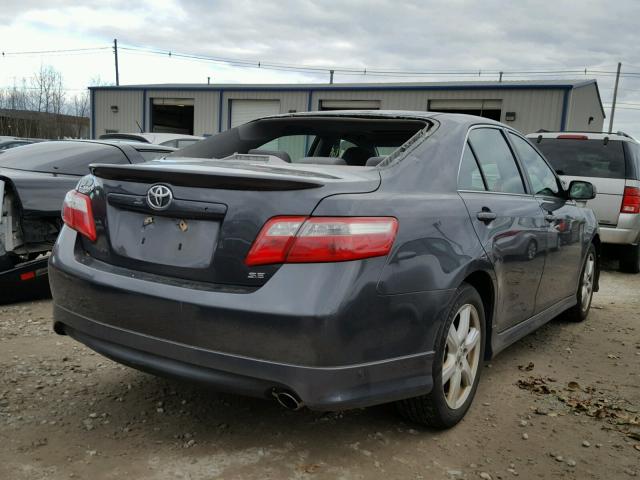 4T1BE46K39U363498 - 2009 TOYOTA CAMRY BASE GRAY photo 4