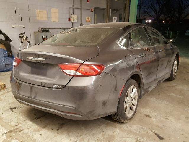 1C3CCCFB5HN510927 - 2017 CHRYSLER 200 LX GRAY photo 4