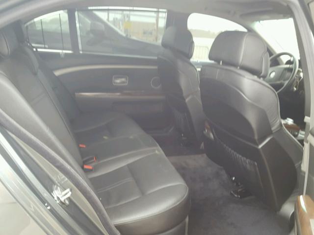 WBAHN83548DT81766 - 2008 BMW 750 LI CHARCOAL photo 6