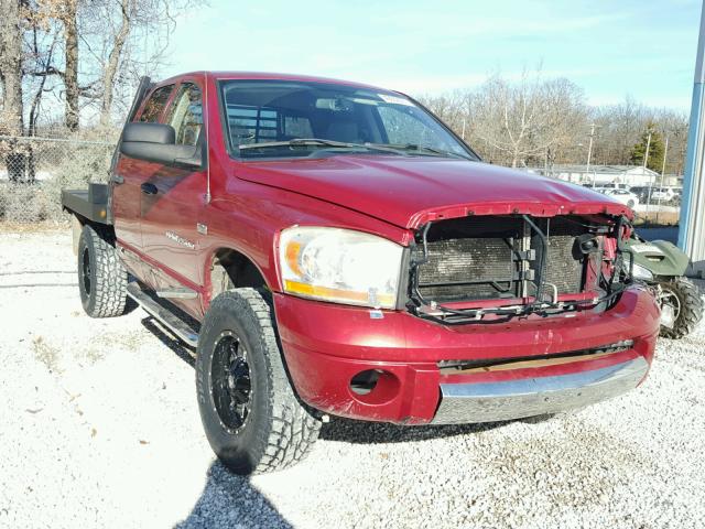 3D7KS28D26G288992 - 2006 DODGE RAM 2500 S BURGUNDY photo 1