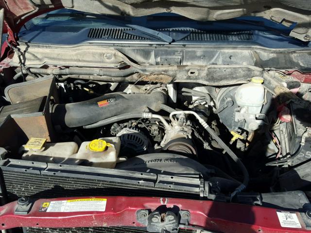 3D7KS28D26G288992 - 2006 DODGE RAM 2500 S BURGUNDY photo 7