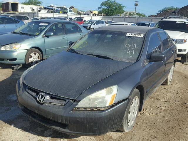 1HGCM66363A073010 - 2003 HONDA ACCORD LX BLUE photo 2