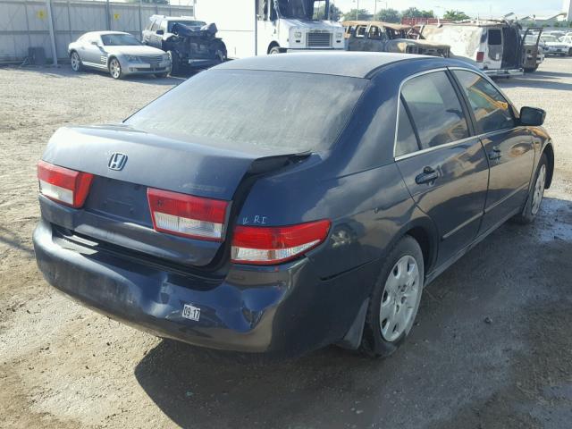 1HGCM66363A073010 - 2003 HONDA ACCORD LX BLUE photo 4