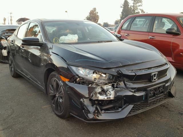 SHHFK7H5XHU411138 - 2017 HONDA CIVIC EX შავი ფოტო 1