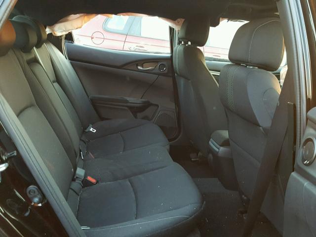 SHHFK7H5XHU411138 - 2017 HONDA CIVIC EX შავი ფოტო 6