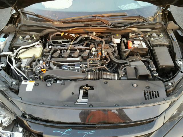 SHHFK7H5XHU411138 - 2017 HONDA CIVIC EX შავი ფოტო 7