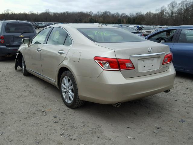 JTHBK1EG7B2438566 - 2011 LEXUS ES 350 BEIGE photo 3