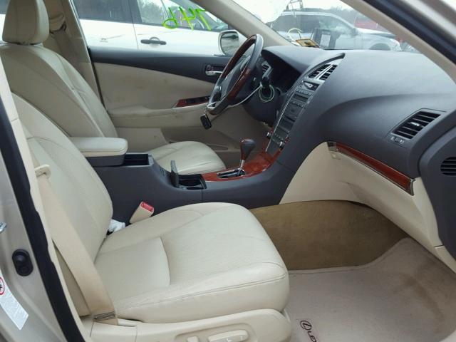 JTHBK1EG7B2438566 - 2011 LEXUS ES 350 BEIGE photo 5