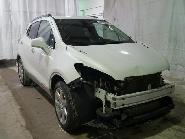 KL4CJBSB8DB084075 - 2013 BUICK ENCORE CON WHITE photo 1