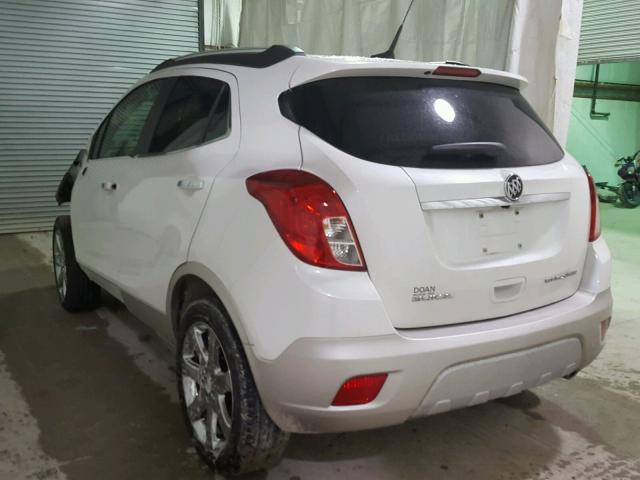 KL4CJBSB8DB084075 - 2013 BUICK ENCORE CON WHITE photo 3