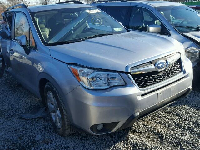 JF2SJAHC4EH522263 - 2014 SUBARU FORESTER 2 SILVER photo 1