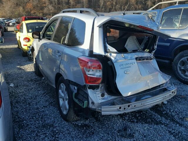 JF2SJAHC4EH522263 - 2014 SUBARU FORESTER 2 SILVER photo 3