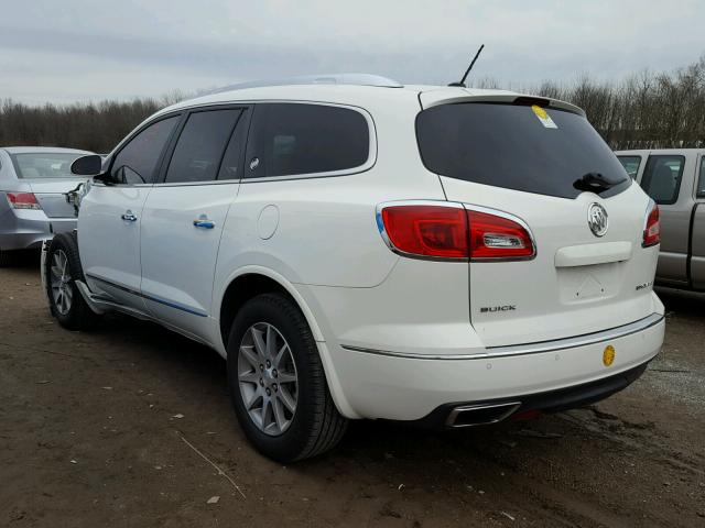 5GAKRBKDXEJ271225 - 2014 BUICK ENCLAVE WHITE photo 3