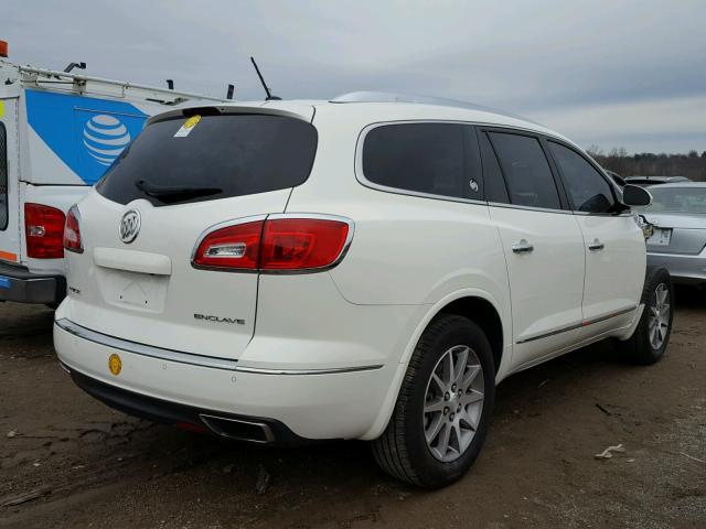 5GAKRBKDXEJ271225 - 2014 BUICK ENCLAVE WHITE photo 4