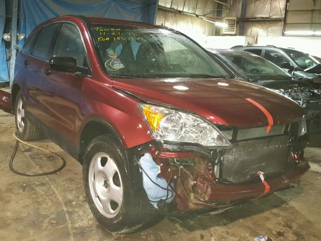 5J6RE4H34BL017071 - 2011 HONDA CR-V LX RED photo 1